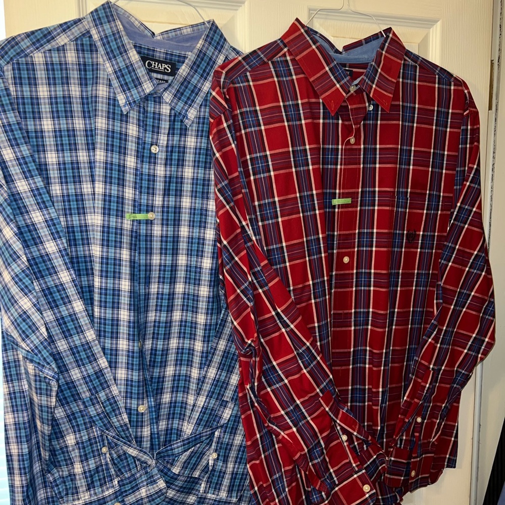 Chaps button down shirts Bundle 2-Size XXL